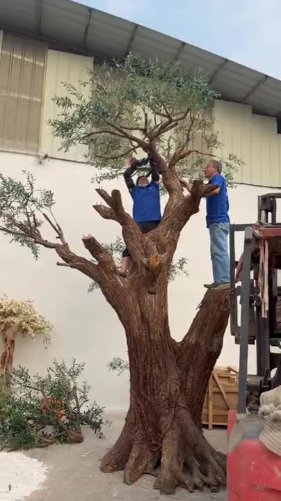 Assembling a large tree